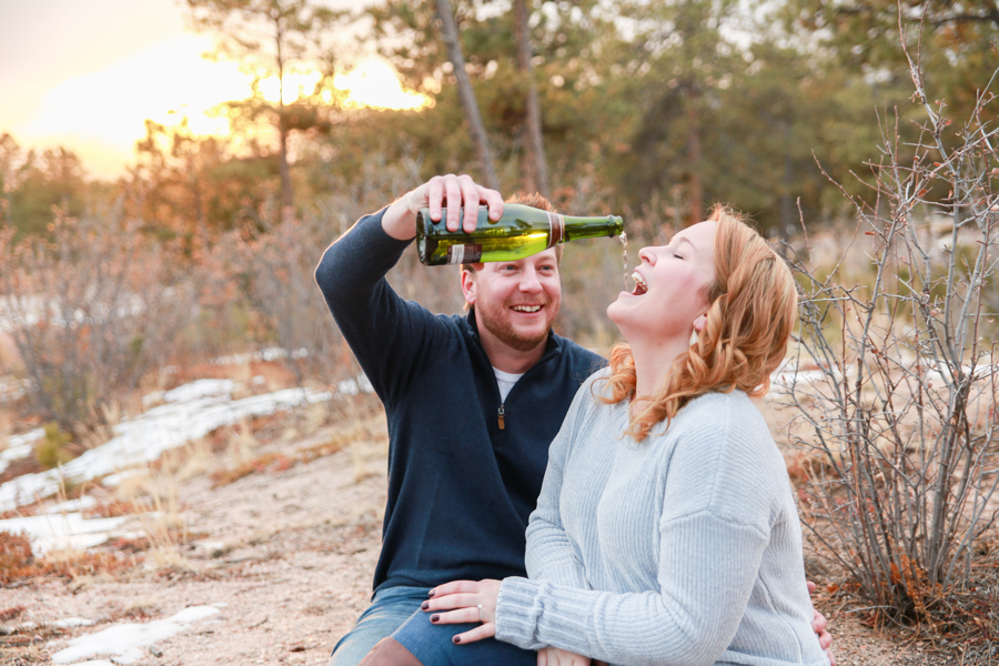 Black Forest Regional Park Engagement Photos Engagement Photography in Colorado Springs