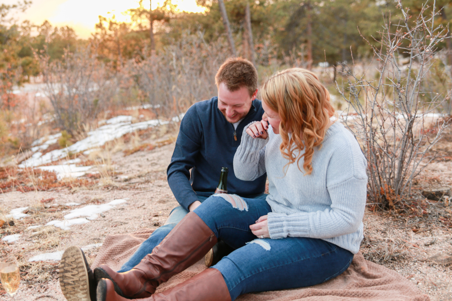 Black Forest Regional Park Engagement Photos Engagement Photography in Colorado Springs