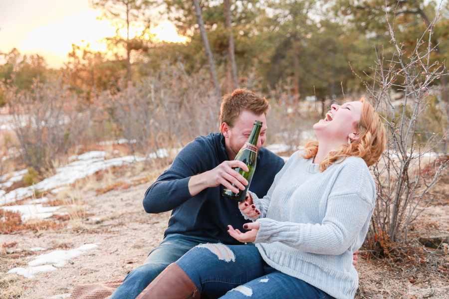 Black Forest Regional Park Engagement Photos Engagement Photography in Colorado Springs