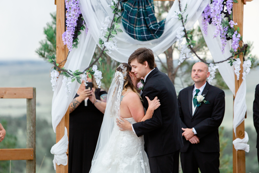 Photos of a wedding at Once Upon a Time Events in Kiowa, Colorado