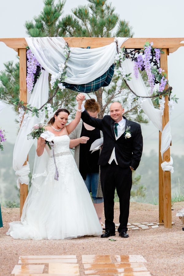 Photos of a wedding at Once Upon a Time Events in Kiowa, Colorado