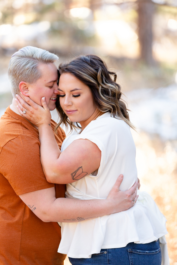 engagement photos in black forest regional park colorado springs