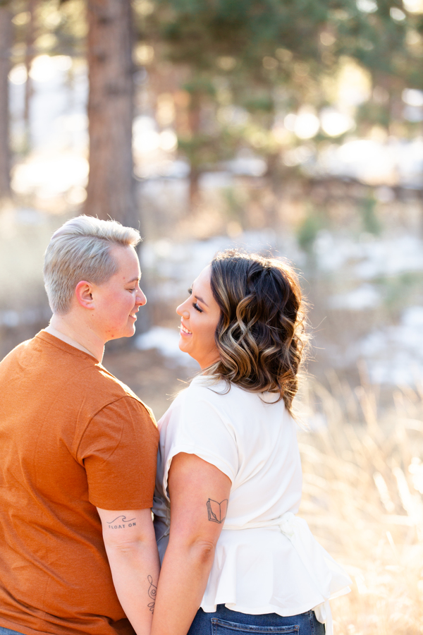 engagement photos in black forest regional park colorado springs