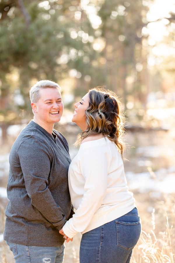 engagement photos in black forest regional park colorado springs