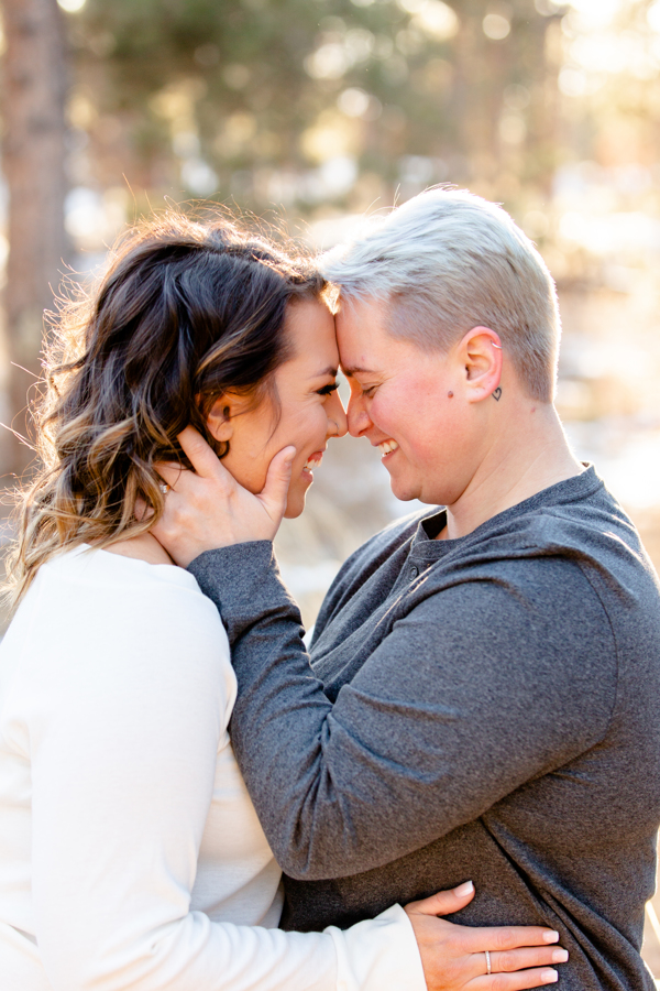 engagement photos in black forest regional park colorado springs