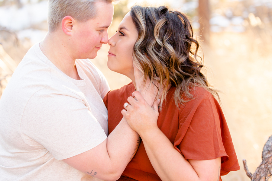 engagement photos in black forest regional park colorado springs