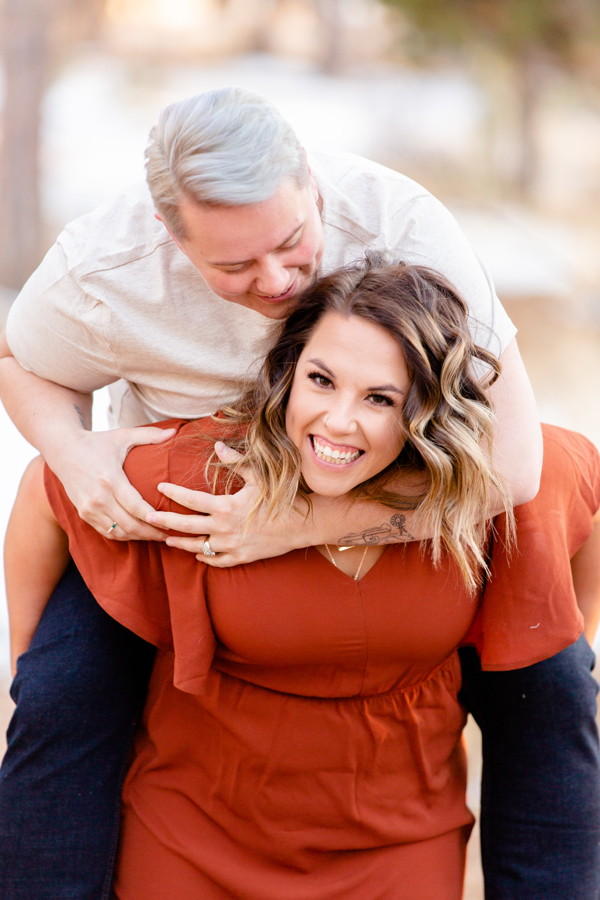 engagement photos in black forest regional park colorado springs